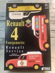 Ebro 1/24 Renault 4 Fulgonet Service Car Unassembled