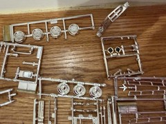 Unassembled Model Car Kit Parts Lot