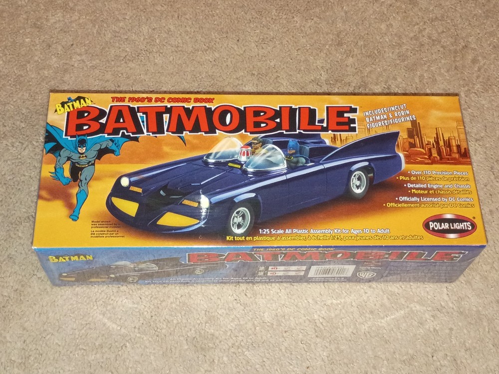 Polar Lights 1960s BATMOBILE Model New In Box Factory Sealed