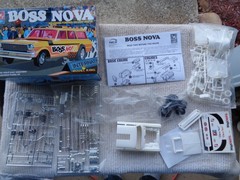 AMT Boss Nova Drag Car Kit Parts Pictured only 1/25 Scale