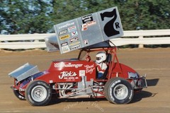 1/24 scale #7R “Party Time” Jack’s Tool Rental Sprint car water-slide decals