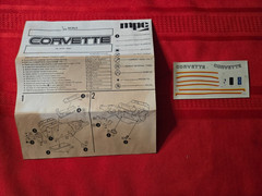 Vintage Classic Car Decal Sheets & Instructions – Corvette, 55 Chevy, Willy’s