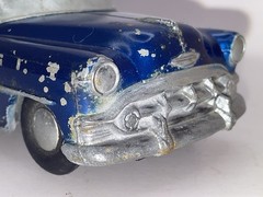 1953 Chevrolet 210 Sedan Promo Bank 1/25 BANTHRICO Regatta Blue VF w/Advertising