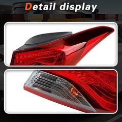 TODO Tail Light Assembly Compatible with 2014-2016 Hyundai Elantra, Fits 2014