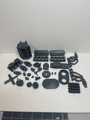 3D PRINTED 426 HEMI PRO STOCK ENGINE WITH ENGINE STAND MODEL KIT *MADE IN USA* !