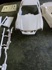 Revell 1/24 Camaro model Body & Suspension Parts W98