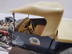 Monogram Black Widow 1960 Ford Model T 1:24 Scale Plastic Model Kit Built Car