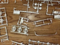Unassembled Model Car Kit Parts Lot