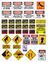 1:25 G scale model auto repair shop car garage novelty warning signs