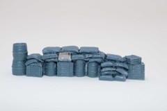 1/72 Diorama Resin Sandbag Wall Fortifications Bunker Military Scene Props Model