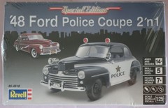 REVELL ’48 FORD Police Coupe model kit Vintage NOS from 2016 NEW SEALED