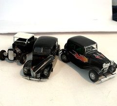 Model Cars Junkyard. Lot of 3. Hot Rod.