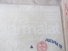 Brabham BT46 Alfa Romeo 1978 Decal Stickers New In Package