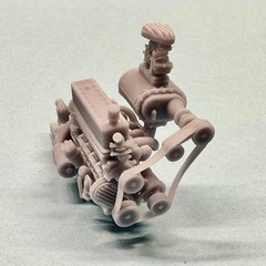 Upgrade Set Chevy 235 Engine Supercharged 1/25