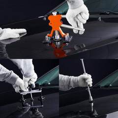 69 PCS Dent Repair Kit, Auto Car Body Paintless Dent Removal Tool Kit, Golden Li