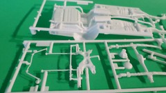 1967 Dodge Coronet RT 426 1/25 Frame Chassis Axle Rear End Model Car Part Lot