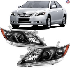 Headlight Assembly Compatible with 2007 2008 2009 Toyota Camry USA Built Models