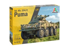 Italeri 1/35 6572 WWII German Sd.Kfz.234/2 Puma 8 Rad Armored Car