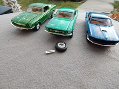 Vintage? 1960’s Ford Mustang Fastback Model Cars Lot Of 6 Built Junkyard Estate