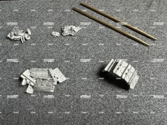 1/35 Israel D9R Armored Bulldozer Lead-tin Alloy Track Links w/Pins for MENG