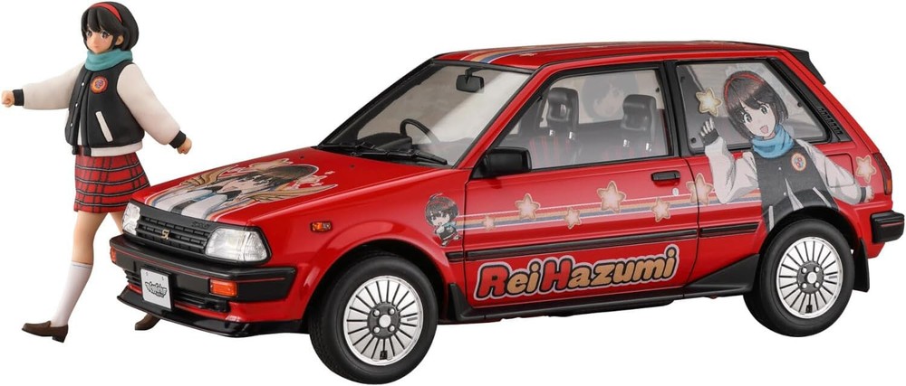 Hasegawa 1/24 TOYOTA STARLET EP71 Si-Limited Rei Hazumi w/FIGURE Kit SP633