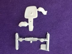 2021 Dodge Charger Hellcat OVERHEAD CONSOLE & MIRROR from 1:25 AMT Model Kit
