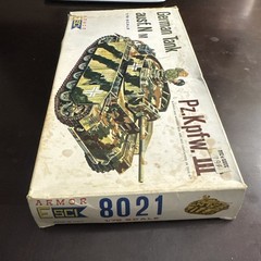 ESCI #8021 Pz.Kpfw.III German Tank ausf.N/m Model kit