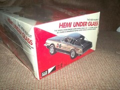 NEW BOX MPC HURST OLDS HEMI UNDER GLASS DRAG RACING CAR MODEL KIT FACTORY SEALED