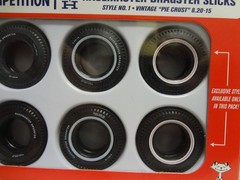 AMT Racemaster Dragster Slicks 1:25 Scale Pad Printed Vinyl Tire Set