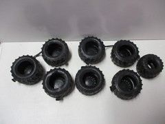 Lot of MPC, Revell, or AMT Tires and Monster Truck Tires for 1/24 or 1/25 Scale