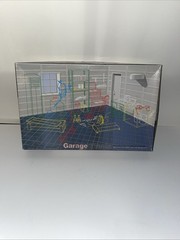 1/24 MODEL GARAGE DIORAMA WORKSHOP INTERIOR WALLS, DOOR WINDOWS & FLOOR KIT 1/25