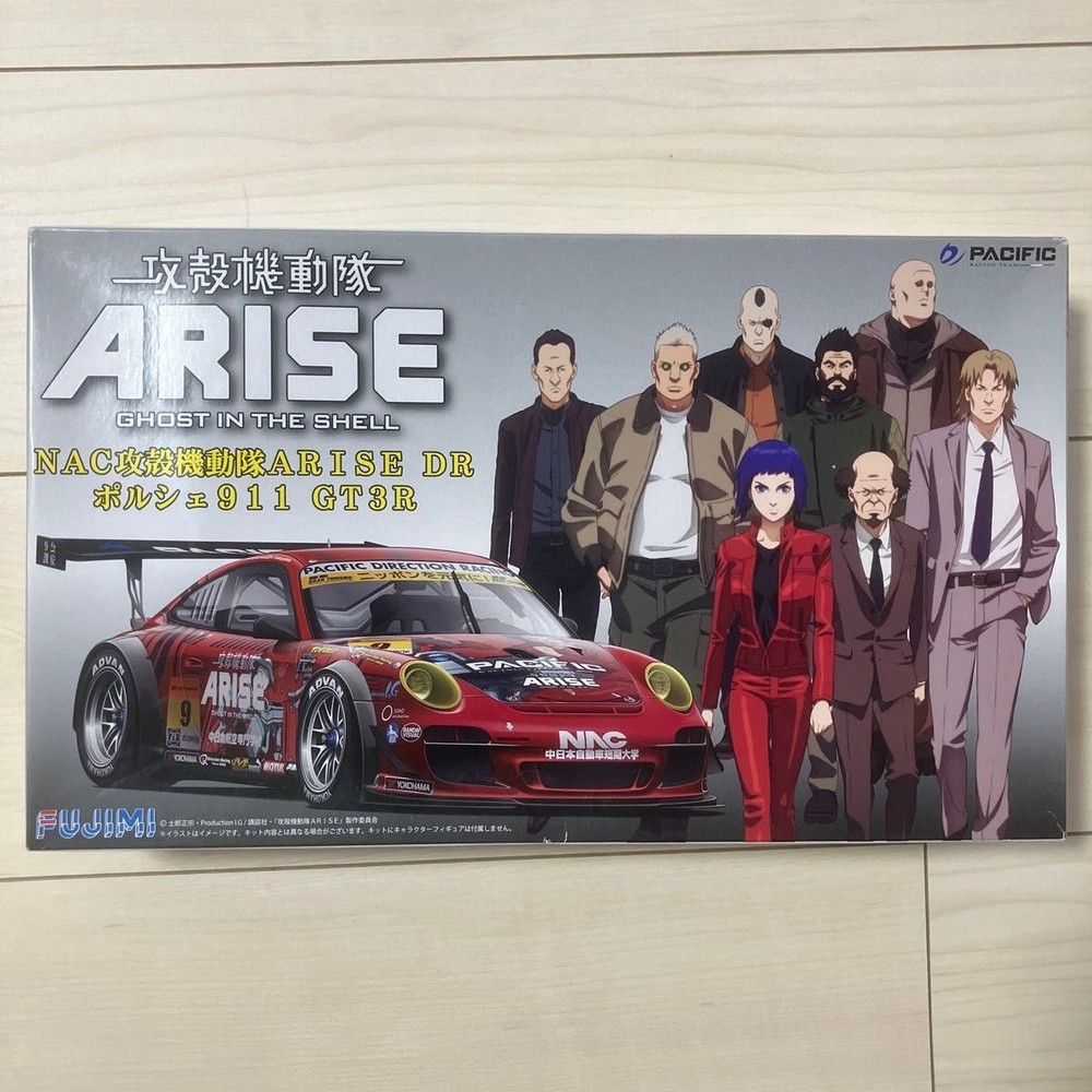 Fujimi Ghost in the Shell ARISE Porsche 911 GT3R Super GT Itasha Model Kit
