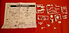 Monogram 1998 Nascar Ford F-150 358 Race Engine 1/24