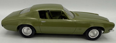 1971 Chevy Camaro Lime Green SS396 and Original Box Promotional Car Vintage Rare
