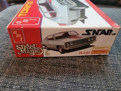 AMT MATCHBOX STREET MAGIC FORD TORINO MODEL KIT SNAP FIT 1:43 Unbuilt
