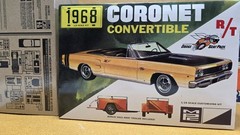 1968 Dodge CORONET R/T rotating red emergency lights 1:25 MPC Model Kit PARTS