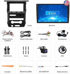 AWESAFE 4 Core 64GB Android 13 Car Stereo for Ford F150 2009 2010 2011 2012, 9