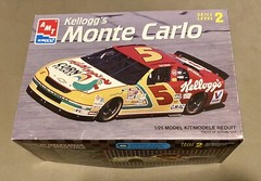 New Open Box 1995 ERTL AMT 1/25 Model Kit #5 Kellogg’s Monte Carlo 8187