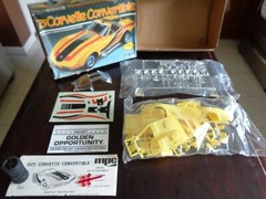 VINTAGE MPC 1975 CORVETTE CONVERTIBLE 1/25 USED OPEN BOX