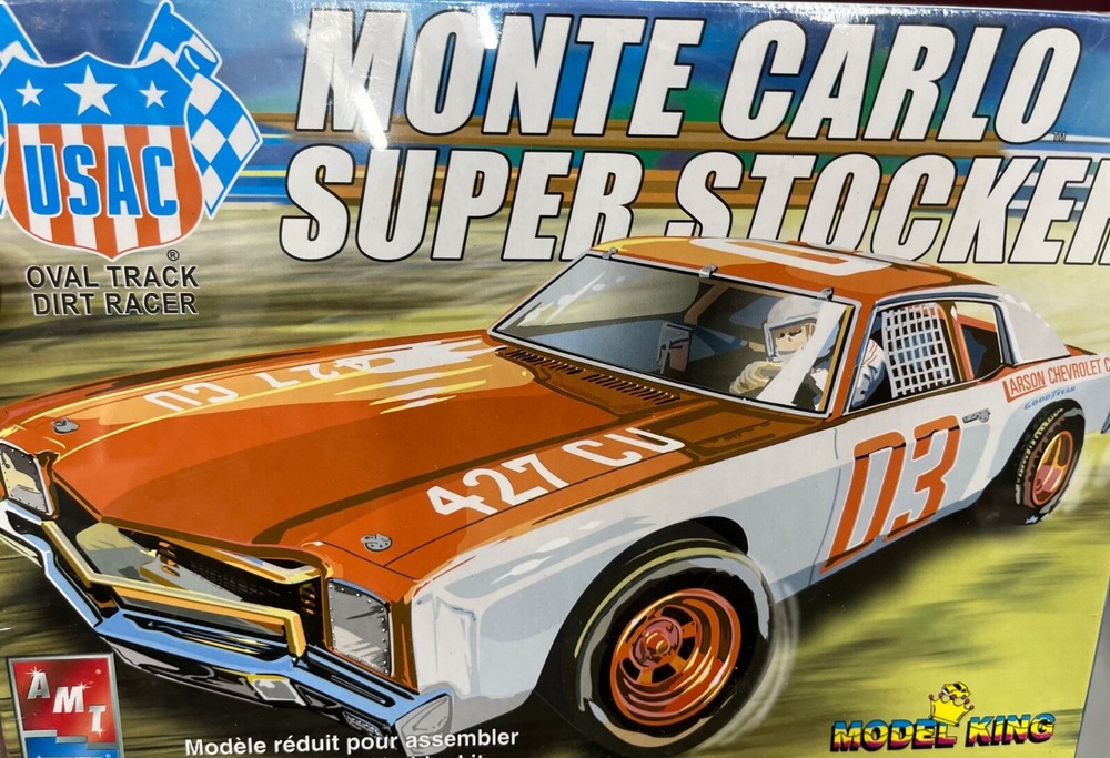 M2D AMT 21465 Chevy Monte Carlo Super Stocker Race Car 1/25 McM KIT Model