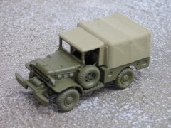 Roco Minitanks Painted WWII US Dodge 3/4T 4×4 Weapons Truck Lot #8696B©