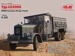 ICM 35405 – Typ LG3000, WWII German Army Truck – Scale Model Kit