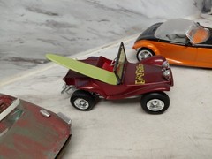 Model Junkyard/parts Plastic , Nice Custom Race Car Lot Of 5 Street Surf Rods