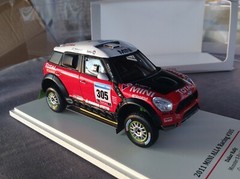 1/43 TSM Mini Countryman,Dakar Rally ,4WD, red/wh. Roof,no305, mint!!!