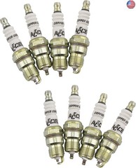 ACCEL 8198 Performance U-Groove Header Spark Plug – Pack of 8