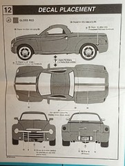 🔥04-06 CHEVY SSR TRUCK DECAL SHEET – REVELL 7691 – MODEL CAR KIT PARTS LOT🔥