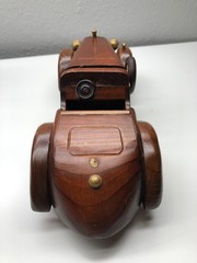 Classic Vintage Handcrafted Wooden Model Car 1933 Packard Twelve Luxury Vehicle