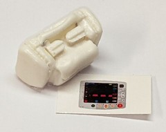 1:25 scale model resin Lifepak bag fire ambulance cardiac equipment 1/25