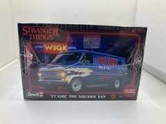 Revell Stranger Things 1977 GMC Van WSQK Squawk Van 1/24 Scale Model Kit 14578