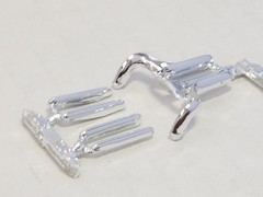 1950 Ford Convertible CUSTOM BUMPERETTES & NERF BARS from AMT 1:25 Model Kit 50